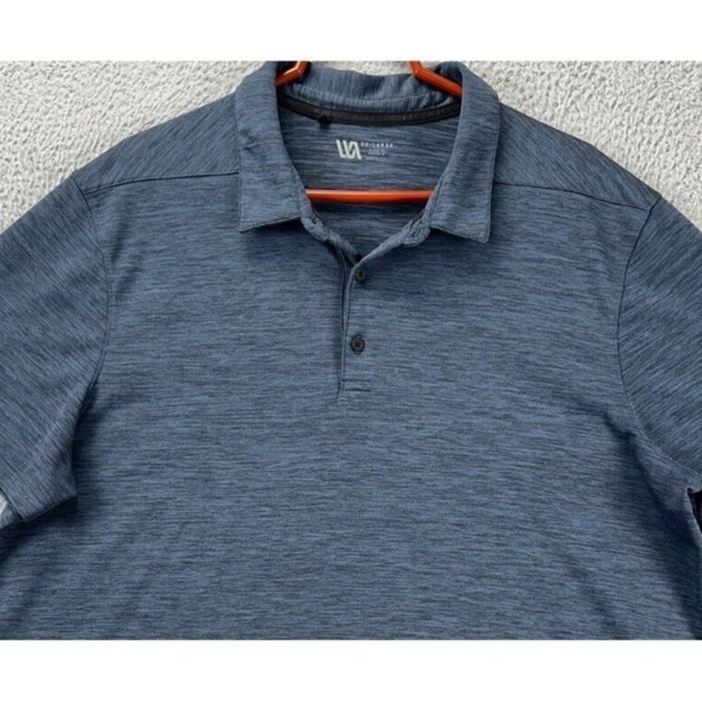 VRST Golf Polo Shirt Adult 2XL Blue Grey Athletic Short Sleeve Golfer Rugby Mens